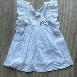 NWT white Zara toddler dress